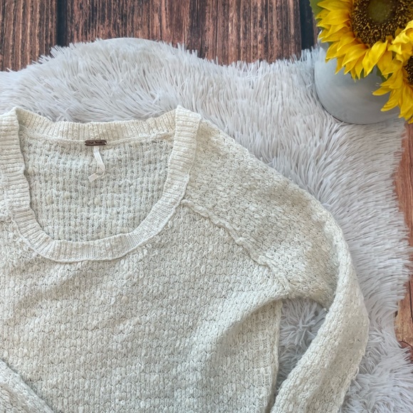 Free People Knit Ivory Sweater - Picture 7 of 7